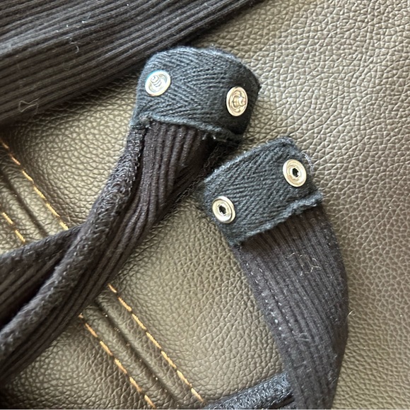 lulus | 2-for-1 Ribbed Long Sleeve Mock Neck Bodysuit XS Black and Rust Orange - Picture 6 of 6